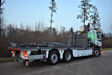 Afneembaar containersysteem op DAF in arendonk 