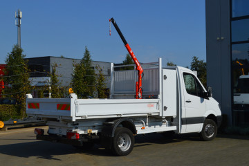 Laadkraan Maxilift M50.2H gemonteerd op bestaande kipper in Westerlo