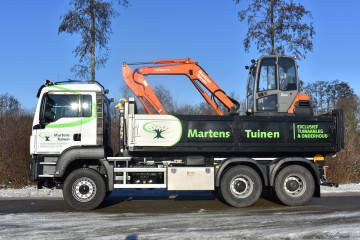 Containersysteem Busi Group 20 ton op MAN in Hoogstraten