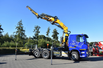 Laadkraan Copma 650.8J6 op DAF trekker in Dessel 