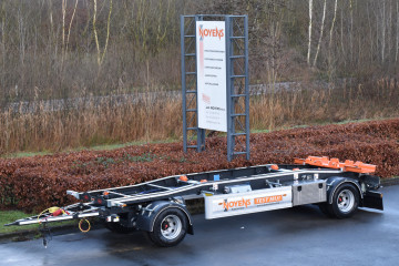 DEMO container aanhangwagen 