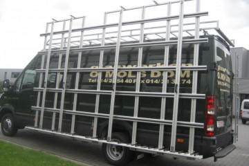 Glasdrager + dakdrager gemonteerd in Herentals 