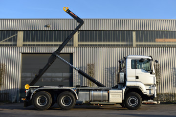 Containersysteem Busi Group 20 ton op MAN in Arendonk