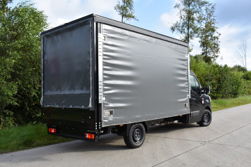 Schuifzeilopbouw / huifopbouw PENTA SLIDER op Renault in Oud-Turnhout