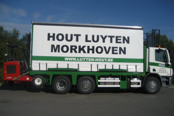 Schuifzeillaadbak hydraulisch afzetbaar in Morkhoven