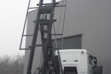 Kabelsysteem / Silosysteem 25 ton op MAN in Hoeselt