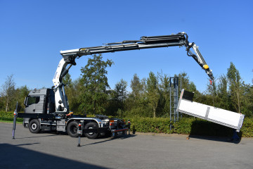 Laadkraan Copma 650.8J6 op MAN met dubbel gebruik in Olen