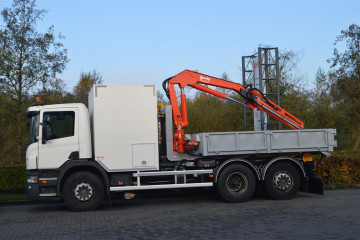 Laadkraan Ferrari op SCANIA in Westerlo