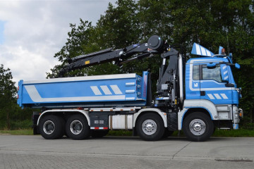 Laadkraan Copma 360.5 op MAN in Arendonk