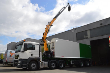 Laadkraan Copma 210.3 op MAN in Beerse