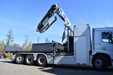 Laadkraan Copma 228.6J2 op container in Boortmeerbeek