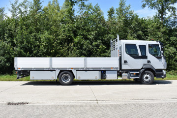 Open laadbak met alu zijborden op VOLVO in Olen
