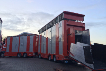 Veelaadkast IRMA met 2 laadvloeren op SCANIA in Schalkhaar