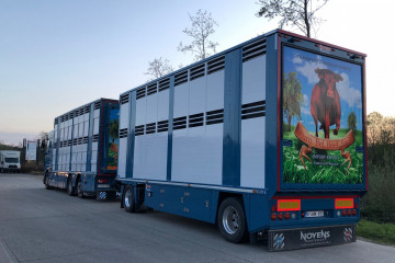 Aanhangwagen IRMA met 2 laadvloeren in Wadelincourt 