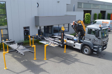 Wisselsysteem met drieledige opbouw op MAN in Kasterlee