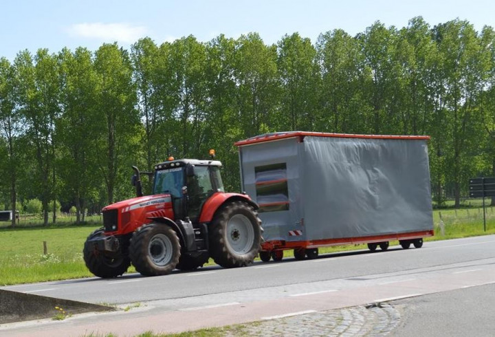 Aanhangwagen Intern Transport Huifopbouw Schuifzeilopbouw Zwaarlastaanhangwagen (1)