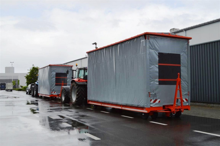 Aanhangwagen Intern Transport Huifopbouw Schuifzeilopbouw Zwaarlastaanhangwagen (2)