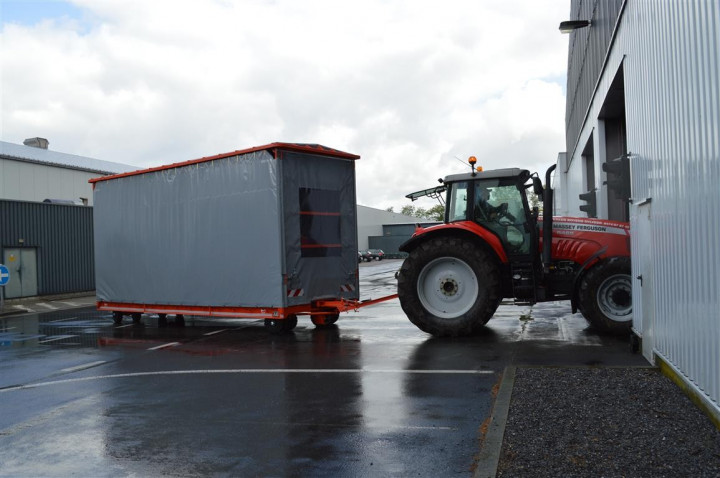 Aanhangwagen Intern Transport Huifopbouw Schuifzeilopbouw Zwaarlastaanhangwagen (3)
