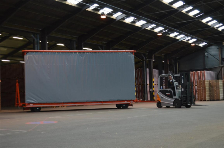 Aanhangwagen Intern Transport Huifopbouw Schuifzeilopbouw Zwaarlastaanhangwagen (6)