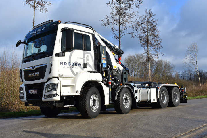 Copma Laadkraan Autolaadkraan Busi Group Containersysteem Haaksysteem Man Vrachtwagen Uitschuifbare Bumper Lille (1)