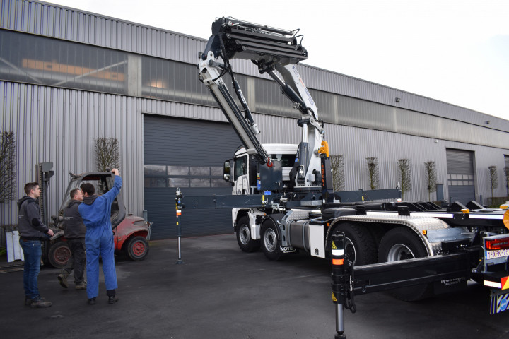 Copma Laadkraan Autolaadkraan Busi Group Containersysteem Haaksysteem Man Vrachtwagen Uitschuifbare Bumper Lille (17)