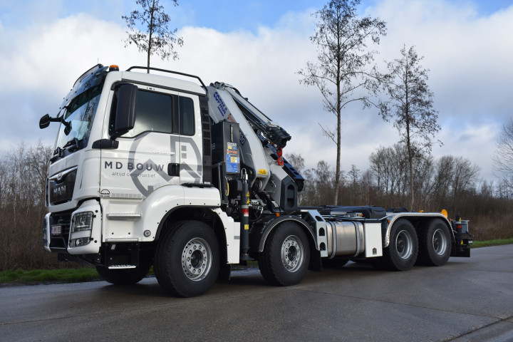 Copma Laadkraan Autolaadkraan Busi Group Containersysteem Haaksysteem Man Vrachtwagen Uitschuifbare Bumper Lille (5)