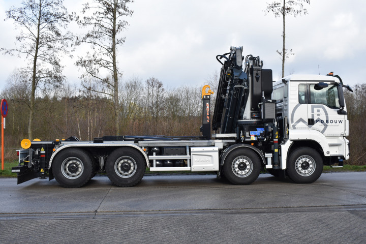 Copma Laadkraan Autolaadkraan Busi Group Containersysteem Haaksysteem Man Vrachtwagen Uitschuifbare Bumper Lille (8)