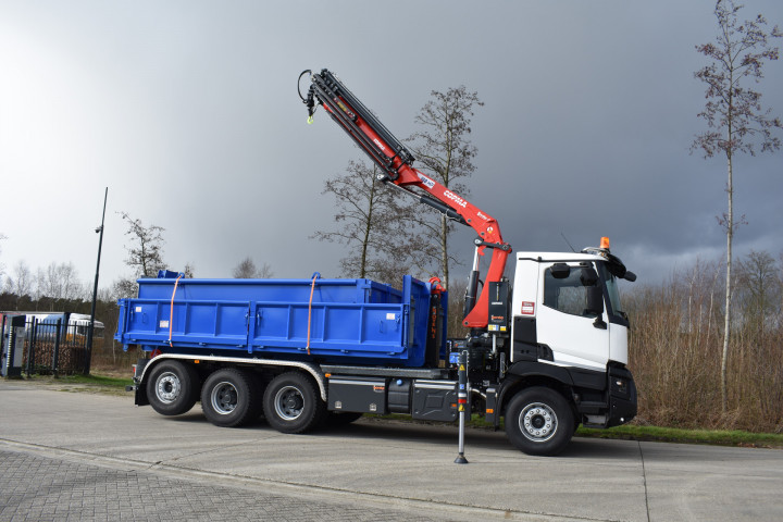 Copma Laadkraan Bouwwerken Nelis Grobbendonk Renault Containerhaak Containersysteem Busi Group Vrachtwagenopbouw (17)