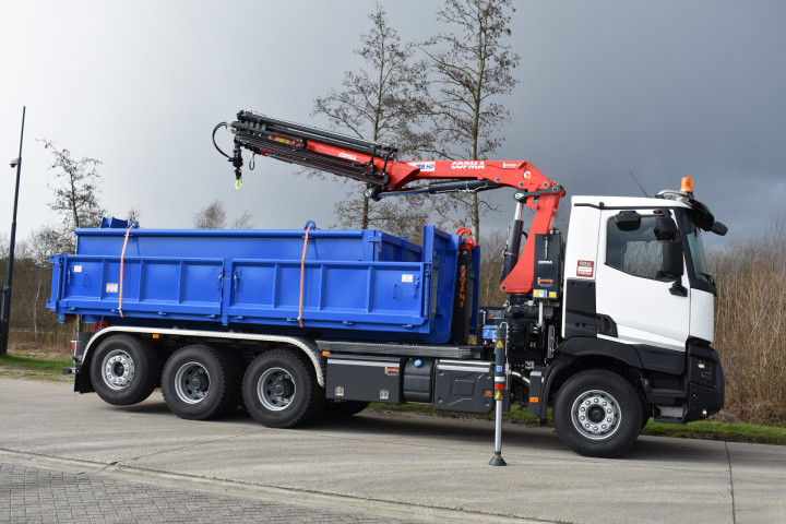 Copma Laadkraan Bouwwerken Nelis Grobbendonk Renault Containerhaak Containersysteem Busi Group Vrachtwagenopbouw (18)