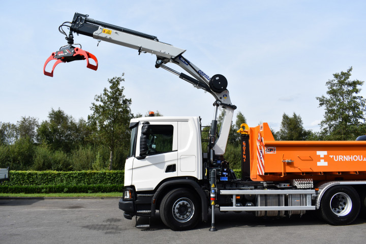 Copma Laadkraan Containersysteem Haaksysteem 188 Stad Turnhout Scania (16)