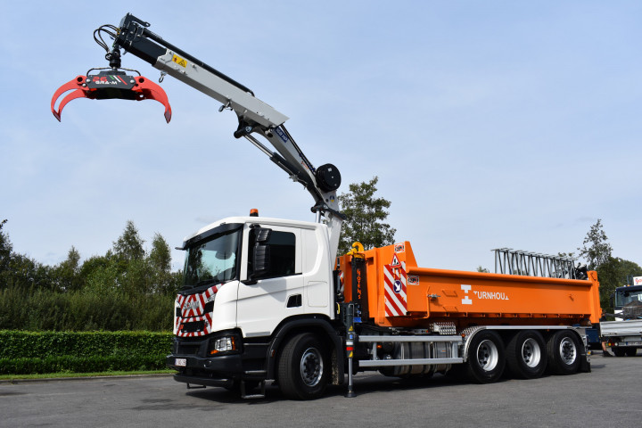Copma Laadkraan Containersysteem Haaksysteem 188 Stad Turnhout Scania (17)