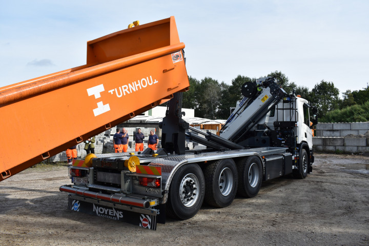Copma Laadkraan Containersysteem Haaksysteem 188 Stad Turnhout Scania (3)