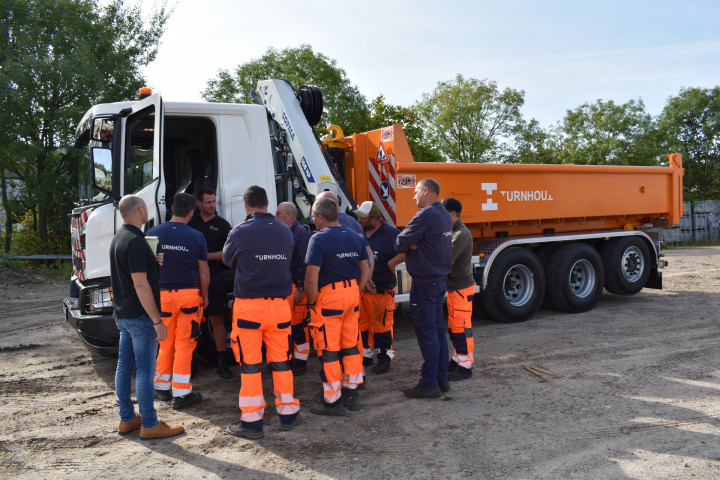 Copma Laadkraan Containersysteem Haaksysteem 188 Stad Turnhout Scania (5)