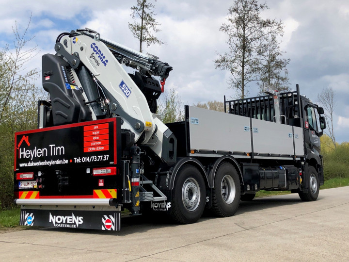 Copma Laadkraan Renault Vrachtwagen Dakdekkerskraan Dakwerkerskraan Tielen (6)