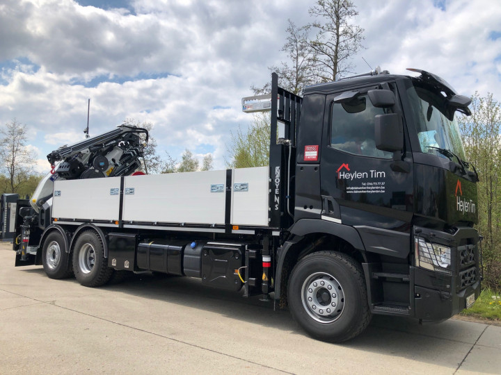 Copma Laadkraan Renault Vrachtwagen Dakdekkerskraan Dakwerkerskraan Tielen (8)