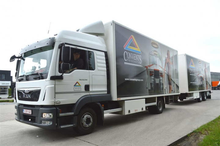 Aanhangwagen Schuifzeilopbouw Huifopbouw Gesloten Laadkast Man (4)