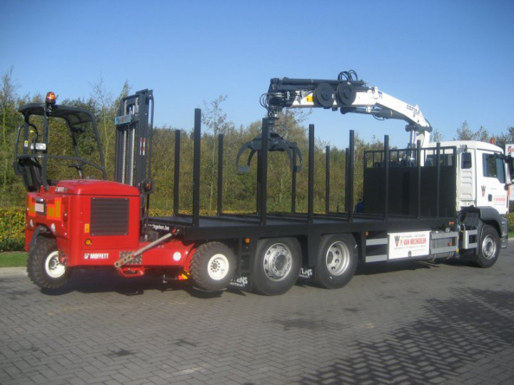Autolaadkraan Copma Houttransport Man (2)