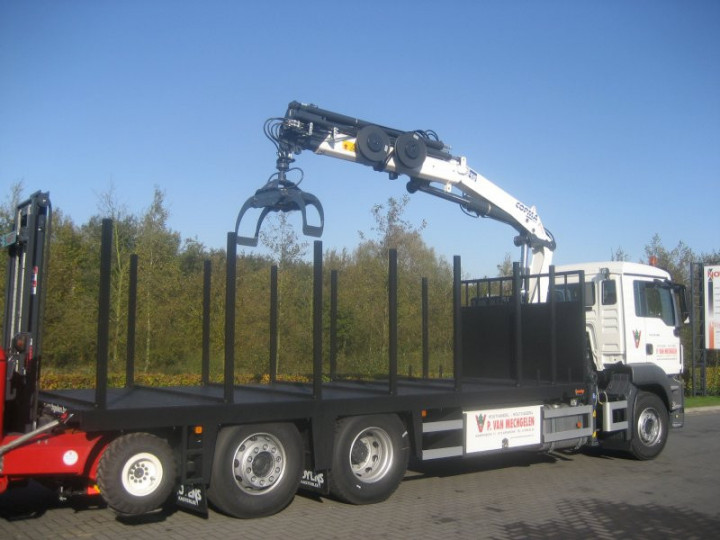 Autolaadkraan Copma Houttransport Man (3)