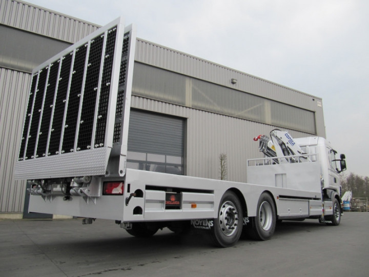 Autolaadkraan Copma Open Laadplateau Dhollandia Opritten Scania (5) 2