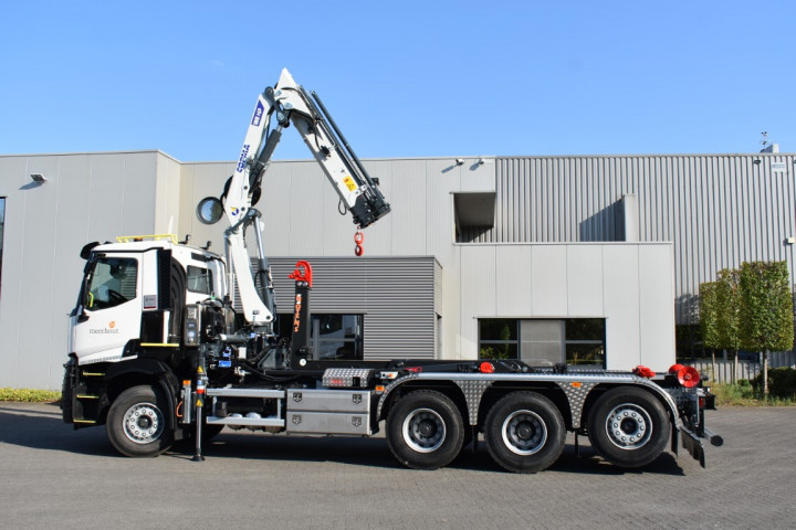 Copma Laadkraan Busi Group Containerhaak Renault Gemeente Meerhout (2)