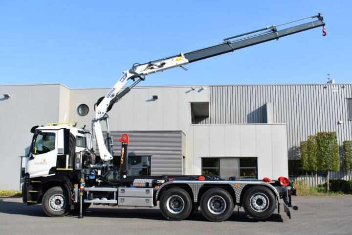 Copma Laadkraan Busi Group Containerhaak Renault Gemeente Meerhout (8)