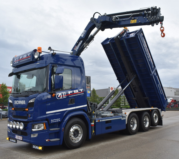 Copma Laadkraan Busi Group Containersysteem Fst Funderingstechnieken Scania Oud Turnhout (10) 2