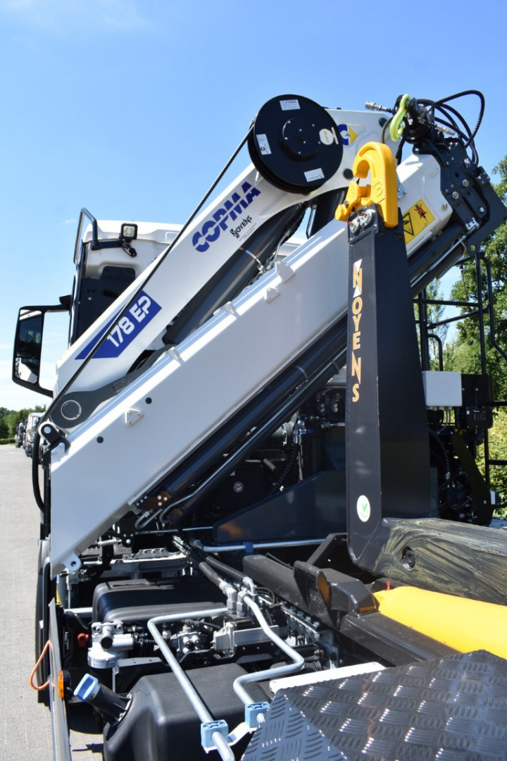 Copma Laadkraan Containerhaaksysteem Haaksysteem Man Gemeente Grobbendonk (2)