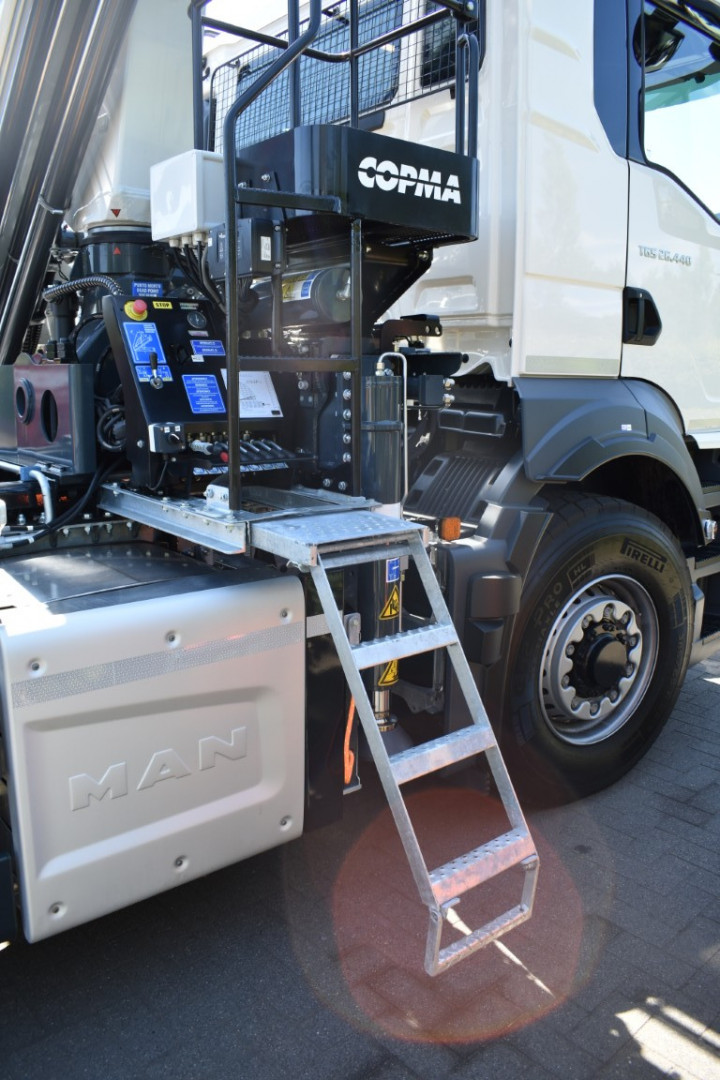 Copma Laadkraan Containerhaaksysteem Haaksysteem Man Gemeente Grobbendonk (4)