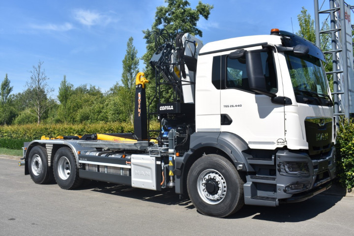 Copma Laadkraan Containerhaaksysteem Haaksysteem Man Gemeente Grobbendonk (8)