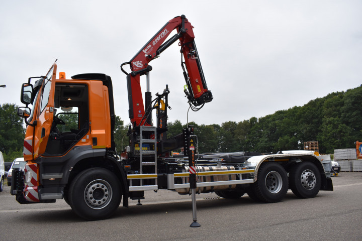Ferrari Laadkraan Gemeente Westerlo Containersysteem Busi Group Haaksysteem Daf Vrachtwagen (14)