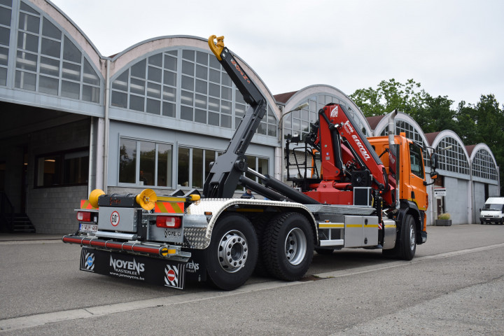 Ferrari Laadkraan Gemeente Westerlo Containersysteem Busi Group Haaksysteem Daf Vrachtwagen (27)