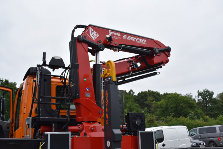 Ferrari Laadkraan Gemeente Westerlo Containersysteem Busi Group Haaksysteem Daf Vrachtwagen (9)