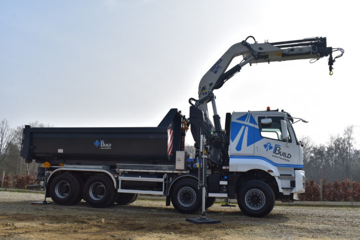 Ford Truck Copma Kraan Busi Group Containerhaak Container Bouw Grijper (15)