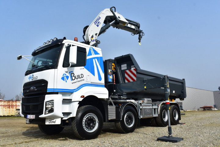 Ford Truck Copma Kraan Busi Group Containerhaak Container Bouw Grijper (17)